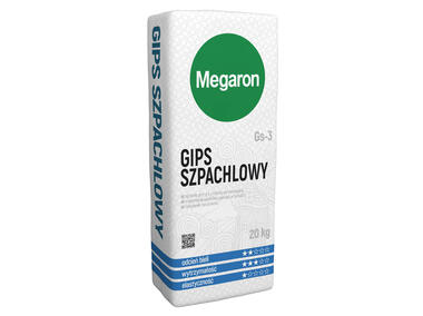 Zdjęcie: Gips szpachlowy Gs-3, 20 kg MEGARON