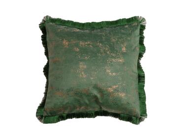 Zdjęcie: Poszewka welwetowa oh my chic2 zielono-złote 45x45 cm OH MY CHIC