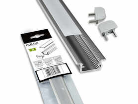 Profil zestaw 08BX-2 podtynkowy aluminiowy typ B satyna POLUX