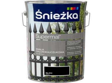 Zdjęcie: Emalia chlorok czarny RAL9005 5L ŚNIEŻKA