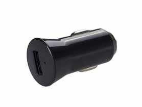 Ładowarka samochodowa 1000mA z gniazdem USB czarna LB0090 LIBOX
