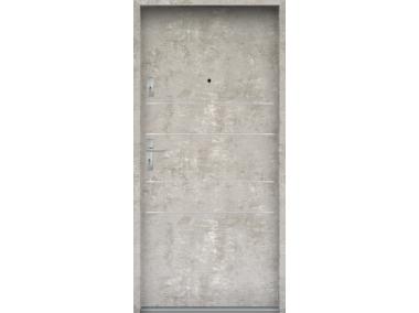 Zdjęcie: Drzwi wejściowe do mieszkań Bastion A-30 Beton naturalny 90 cm prawe OSPŁ KR CENTER