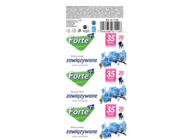 Zdjęcie: Worki na śmieci zawiązywane 35 L - 20 szt. FORTE+