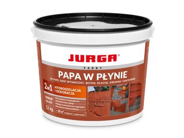 Zdjęcie: Papa w płynie, ceglasty czerwony 12 kg JURGA