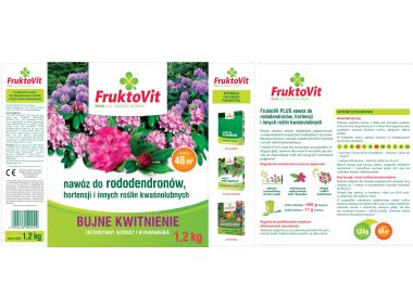 Zdjęcie: Nawóz do rododendronów i innych roślin kwaśnolubnych 1,2 kg FRUKTOVIT PLUS