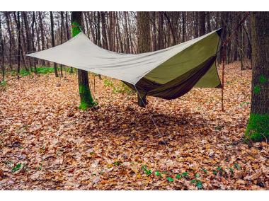Zdjęcie: Hamak z moskitierą 330 x 140 cm zestaw NEO