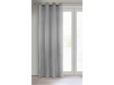 Zdjęcie: Firana gotowa Rebecca 140x250 cm stalowy EUROFIRANY