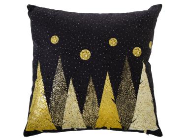 Zdjęcie: Poszewka welwetowa Glam Christmas 40x40 cm czarna BBK