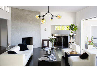 Zdjęcie: Lampa sufitowa Boston 1962/4 black - 21QG ELEM