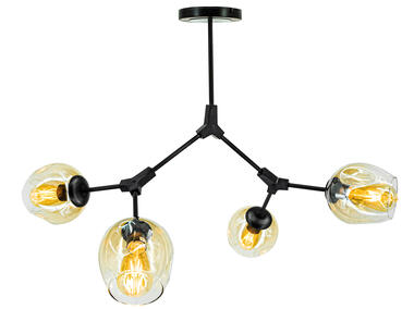 Zdjęcie: Lampa sufitowa Boston 1962/4 black - 21QG ELEM