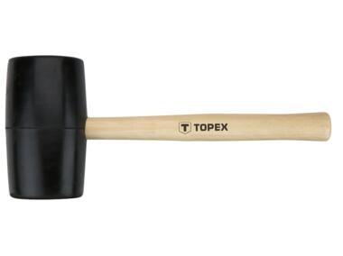 Zdjęcie: Młotek gumowy 72 mm/900 g, trzonek drewniany TOPEX