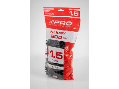 Zdjęcie: System poziomujący PRO-SP600 1,5 mm klipsy 200 szt. worek PRO