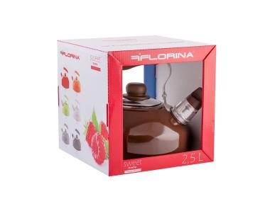 Zdjęcie: Czajnik aluminiowy 2,5 L brązowy FLORINA