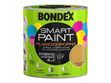 Zdjęcie: Farba plamoodporna musztarda przed obiadem 2,5 L BONDEX SMART PAINT