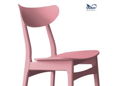 Zdjęcie: Farba do drewna, metalu i PCV Rapidry 0,4 L przybrudzony róż DULUX