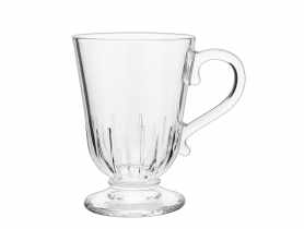 Kubek Siena na stopce 320 ml dekor Promienie ALTOMDESIGN