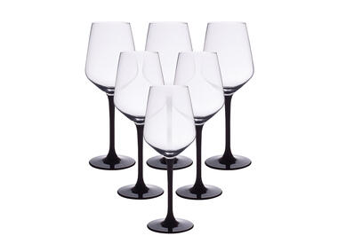 Zdjęcie: Komplet kieliszków Rubin Black  na białe wino 290 ml - 6 szt. ALTOMDESIGN