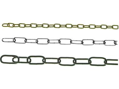 Zdjęcie: Łańcuch ozdobny owalny czarny 3,0x34 mm rolka 30 m HSI
