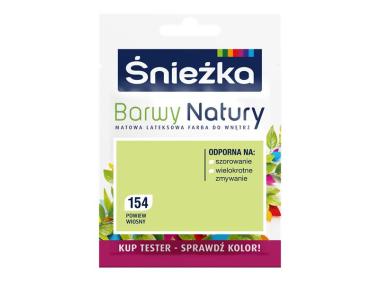 Zdjęcie: Farba Barwy Natury tester powiew wiosny 154 25ml ŚNIEŻKA