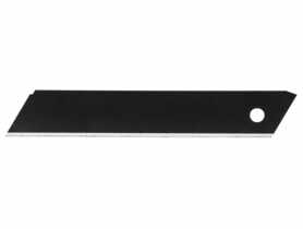 Ostrze łamane wymienne, czarne, 10 sztuk, 18 mm SK2 NEO