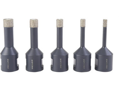Zdjęcie: Zestaw otwornic diamentowych 5-12 mm - 5 szt., M14, PROLINE
