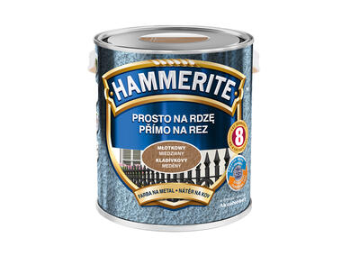 Zdjęcie: Farba do metalu 2,5 L młotkowy miedziany HAMMERITE