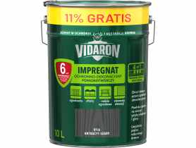 Impregnat powłokotwórczy antracyt szary 10 L VIDARON