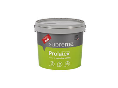 Farba lateksowa Supreme Prolatex półmatowy biały 10 L FARBY KABE