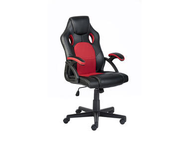 Zdjęcie: Fotel gamingowy Fastline czerwony TS INTERIOR