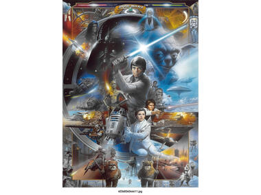 Zdjęcie: Fototapeta Star Wars Luke Skywalker Collage VENA