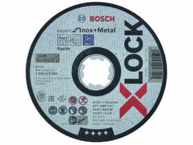 Tarcza tnąca X-lock 125 mm Rapido Inox BOSCH