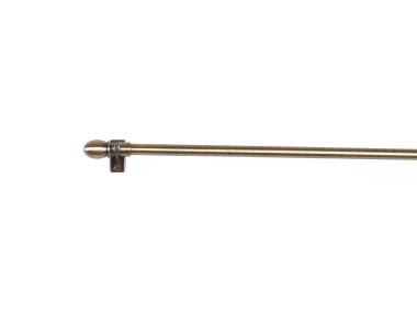 Zdjęcie: Karnisz mini Cafe zakończenie owal 10 mm antyczny mosiądz 50-80 cm MARDOM