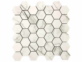 Mozaika gresowa Makalu Medium Hexagones Polished 30x30 cm NETTO