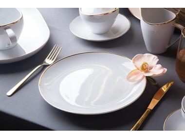 Zdjęcie: Talerz płytki Mariapaula moderna Gold 24 cm ALTOMDESIGN