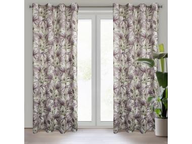 Zdjęcie: Zasłona gotowa Tessa 140 x 250 cm fioletowy EUROFIRANY