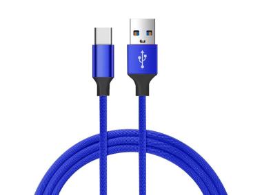 Zdjęcie: Kabel USB - USB typ C niebieski VA0003 VAYOX