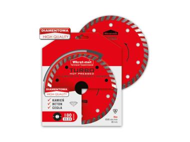 Zdjęcie: Tarcza diamentowa turbo hot pressed TDT-125HP WKRĘT-MET