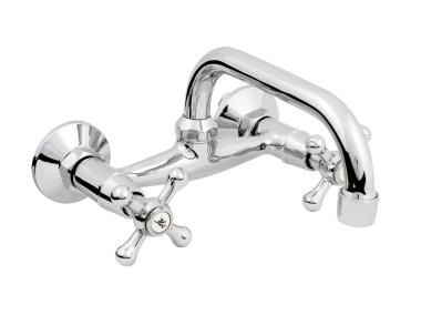 Zdjęcie: Bateria umywalkowa Retro ścienna HYDROLAND