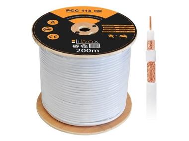 Zdjęcie: Kabel koncentryczny PCC-113 CU+CU+CU HD 200m-rolka LIBOX