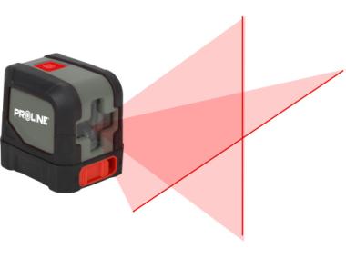 Zdjęcie: Poziomnica laserowa 2 promienie, wiązka czerwona, CE, PROLINE