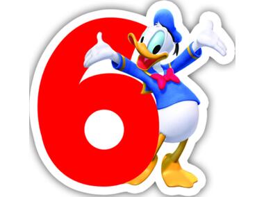 Zdjęcie: Świeczka urodzinowa Playful Mickey 6 DISNEY