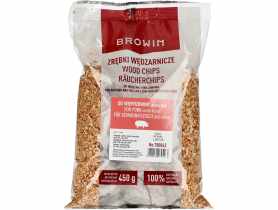 Zrębki do wędzenia/grillowania 70% olcha + 30% buk, 450 g BROWIN