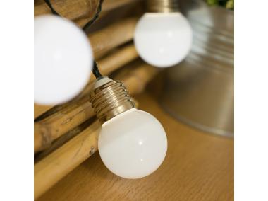 Zdjęcie: Lampki solarne sznurkowe białe 10 szt. POLUX