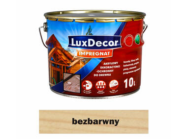 Impregnat do drewna 10 L bezbarwny LUXDECOR