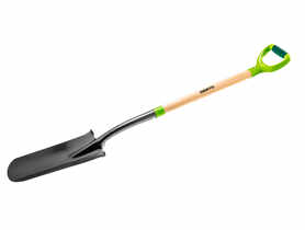Szpadel do sadzonek, drewniany trzonek, plastikowy uchwyt VERTO