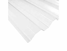 Płyta trapezowa PVC 90X250 cm/0,8 mm Trapez 70/18 bezbarwna  ROBELIT