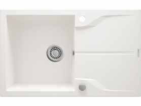 Zlewozmywak Andante alabaster granit 1K Z/O 780x490x194, space saver DEANTE