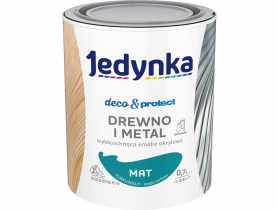 Emalia akrylowa Deco&Protect drewno i metal mat turkusowy 0,7 L JEDYNKA