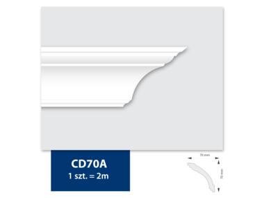 Listwa sufitowa Home&Me CD70A biała 7x7 cm DMS