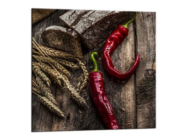 Zdjęcie: Obraz Glasspik 20x20 cm Gl170 Peppers2A
 STYLER